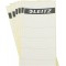 Leitz etiquettes Self Adhesive pour Classeurs a  Levier Couverture Papier et Dos 80 mm, Large, Long, 61,5 x 285 mm, Papier, 1640