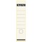 Leitz etiquettes Self Adhesive pour Classeurs a  Levier Couverture Papier et Dos 80 mm, Large, Long, 61,5 x 285 mm, Papier, 1640