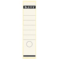Leitz etiquettes Self Adhesive pour Classeurs a  Levier Couverture Papier et Dos 80 mm, Large, Long, 61,5 x 285 mm, Papier, 1640