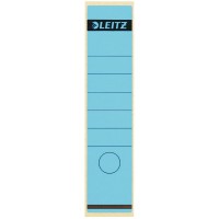 Esselte-Leitz 16401035 Lot de 100 etiquettes de dos autocollantes longues et larges (Bleu)