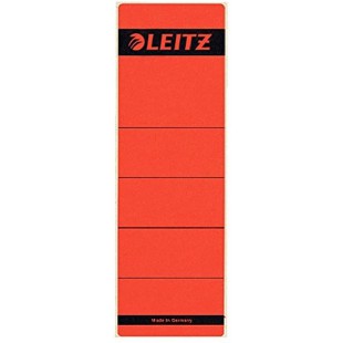 Leitz etiquettes Self Adhesive pour Classeurs a Levier Couverture Papier et Dos 80 mm, Large, Court, 61,5 x 192 mm,
