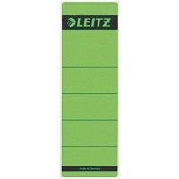 Leitz etiquettes Self Adhesive pour Classeurs a  Levier Couverture Papier et Dos 80 mm, Large, Court, 61,5 x 192 mm, Papier, 164