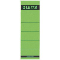 Leitz etiquettes Self Adhesive pour Classeurs a  Levier Couverture Papier et Dos 80 mm, Large, Court, 61,5 x 192 mm, Papier, 164