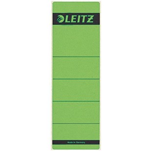 Leitz etiquettes Self Adhesive pour Classeurs a  Levier Couverture Papier et Dos 80 mm, Large, Court, 61,5 x 192 mm, Papier, 164