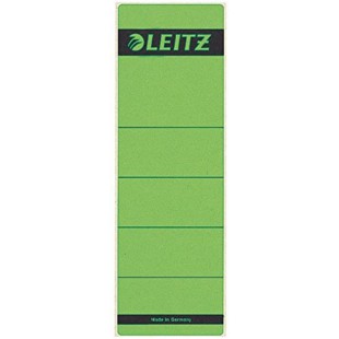 Leitz etiquettes Self Adhesive pour Classeurs a  Levier Couverture Papier et Dos 80 mm, Large, Court, 61,5 x 192 mm, Papier, 164