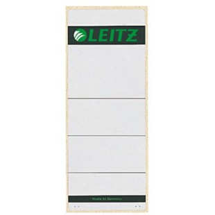 Leitz etiquettes Self Adhesive pour Formats Speciaux, etroit, Court, 61 x 157 mm, Papier, 16470085, Gris, Lot de 10 