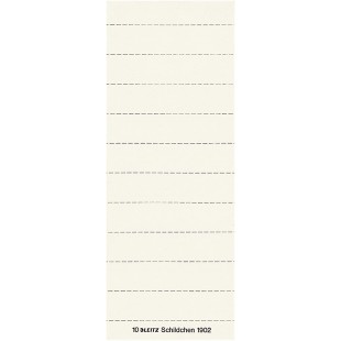 Leitz 19020001 Lot de 100 etiquettes blanches universelles a  3 lignes Blanc