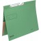 Lot de 50 : leitz Esselte pendelhefter combi avec etui, agrafage kfm. carton recycle-vert