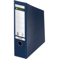 Leitz Porte-Revues avec Dos 80 mm, A4, Carton, Emballe a plat, Bleu, 24230035