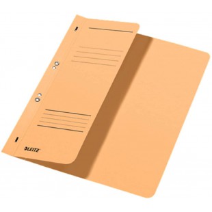 Lot de 50 : Leitz Cahier a oe“illets 1/2 couverture avant A4, reliure officielle, carton manille Chamonis.