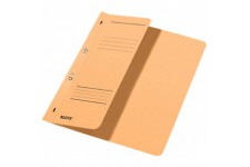 Lot de 50 : Leitz Cahier a oe“illets 1/2 couverture avant A4, reliure officielle, carton manille Chamonis.