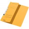 Lot de 50 : Esselte Leitz Chemise a fente 1/2 couverture avant, A4, agrafage, carton manille, jaune (Multipack)