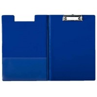 LEITZ - Ecritoire porte-blocs a  couverture, format A4, film transparent PP, bleu, couverture en cart