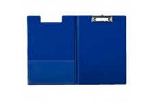 LEITZ - Ecritoire porte-blocs a  couverture, format A4, film transparent PP, bleu, couverture en cart