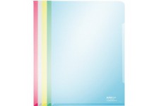 Leitz 4153-00-99 Lot de 100 pochettes transparentes 4153/99 (Assortiment colore)