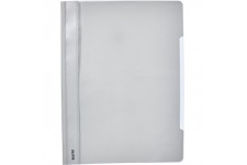 41910001 - Dossiers PVC mecanismo pla¡stico con tarjetero (caja 25 ud.) DIN A4 color blanco