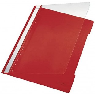 Esselte-Leitz, Classeur standard format A4, longue zone d'inscription, PVC Rouge