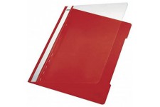 Esselte-Leitz, Classeur standard format A4, longue zone d'inscription, PVC Rouge