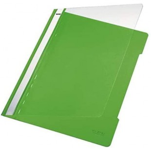 Classeur standard Esselte Leitz, format A4, longue zone d'inscription, PVC, vert clair