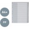 Leitz Intercalaires A4 10 Touches Vierges, Systeme d'Onglets Interchangeables, Gris, Plastique Ultra-Resistant, 4370