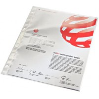 Leitz 4734-00-00 Lot de 100 pochettes perforees indelebiles A4/80 my Transparent