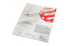 Leitz 4734-00-00 Lot de 100 pochettes perforees indelebiles A4/80 my Transparent