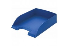 Lot de 5 : Leitz Corbeille a Courrier A4, Bleu, Plus, 52270035