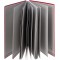 Esselte Leitz 57000025 Parapheur couverture en carton recouvert de plastique, 20 compartiments (Rouge) (Import Allemagne)