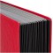 Esselte Leitz 57000025 Parapheur couverture en carton recouvert de plastique, 20 compartiments (Rouge) (Import Allemagne)