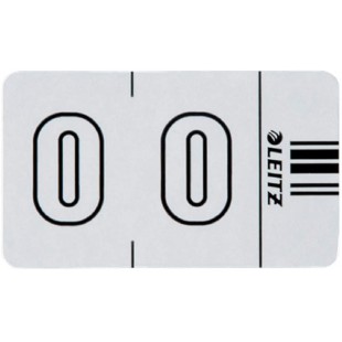 LEITZ Orgacolor 66000000 Nombre Sign 0 Blanc 100 pieces