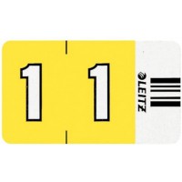 LEITZ 66010000 Orgacolor Nombre etiquettes 1 Lot de 100 Jaune