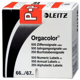 Leitz Onglet Alphab?Tique "P" Sur Rouleau Rouge AdheSif