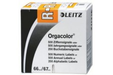 Leitz Onglet Alphab?Tique "R" Sur Rouleau Orange AdheSif