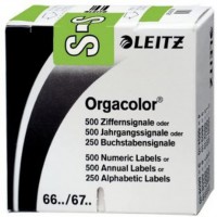 Leitz Onglet Alphab?Tique "S" Sur Rouleau Vert Clair