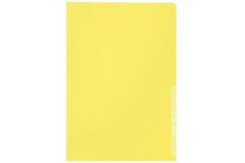 LEITZ chemises standard A4 en polypropylene graine, jaune