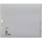 Esselte-leitz papierregister a-z a4 20 feuilles (gris)