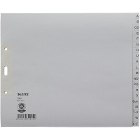 Esselte-leitz papierregister a-z a4 20 feuilles (gris)