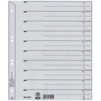 Esselte Leitz 16500085 Intercalaire en carton format A4 tres large (Gris) (Import Allemagne)