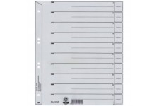 Esselte Leitz 16500085 Intercalaire en carton format A4 tres large (Gris) (Import Allemagne)