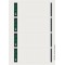 Leitz etiquettes Imprimables PC pour Classeurs a  Levier Couverture Papier, Large, Court, Gris, 61,5 x 192 mm, Papier, 16850085,