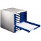 Leitz A4 Bloc de Classement, 5 Tiroirs, Bleu, Post Set, 52800035