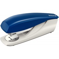 Leitz Agrafeuse de Bureau, Capacite 30 Feuilles, Bleu, Boitier Ergonomique, Agrafes Incluses, Gamme NeXXt, 55000035