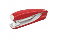 Leitz Agrafeuse de Bureau, Capacite 40 Feuilles, Rouge, Boitier Metallique Ergonomique, Agrafes Incluses, Gamme NeXXt, 55040025