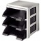 Leitz etagere pour Corbeilles a  Courrier A4, Noir, Plus, 53270095