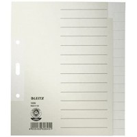 Esselte-leitz papierregister a5, papier, 15 feuilles (gris)