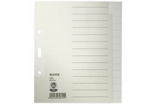 Esselte-leitz papierregister a5, papier, 15 feuilles (gris)