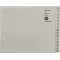 Leitz Jeu d'Intercalaires Repertoire A-Z, Utilisation avec 24 Classeurs, Mi-Hauteur, Extra-Large, Papier 100% Recycle, Certifie 