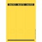 Leitz etiquettes Imprimables PC pour Classeurs a  Levier Couverture Papier, Large, Long, Jaune, 61,5 x 285 mm, Papier, 16870015,