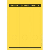 Leitz etiquettes Imprimables PC pour Classeurs a  Levier Couverture Papier, Large, Long, Jaune, 61,5 x 285 mm, Papier, 16870015,