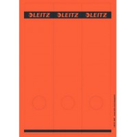 Leitz etiquettes Imprimables PC pour Classeurs a  Levier Couverture Papier, Large, Long, Rouge, 61,5 x 285 mm, Papier, 16870025,